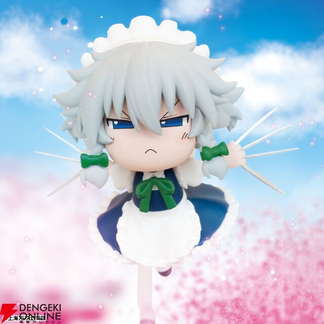 【東方Project】魂魄妖夢と十六夜咲夜がゆっくり風デフォルメフィギュア化。付属パーツのゆるゆるな表情もかわいい