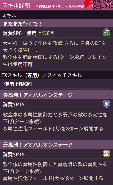 【ヘブバン攻略】ユニゾン逢川めぐみ（スペシャルナイト・ガールズジャム）は氷と雷のデバフを付与可能。ブレイク状態の味方を自動で復活するアビリティも【日記#250】