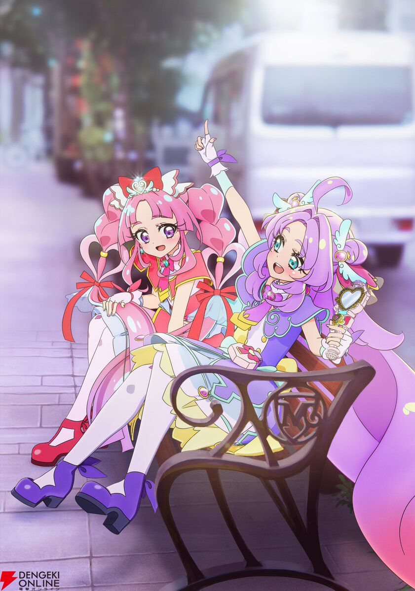 名探偵プリキュア！』1999年の街中を歩くアンサー、ミスティック