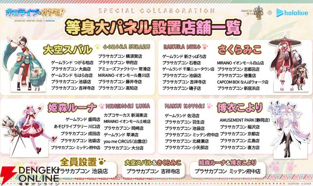 『モンスターハンターワイルズ』とホロライブのコラボ第2弾が本日（2/27）よりスタート。コラボカフェなども開催へ