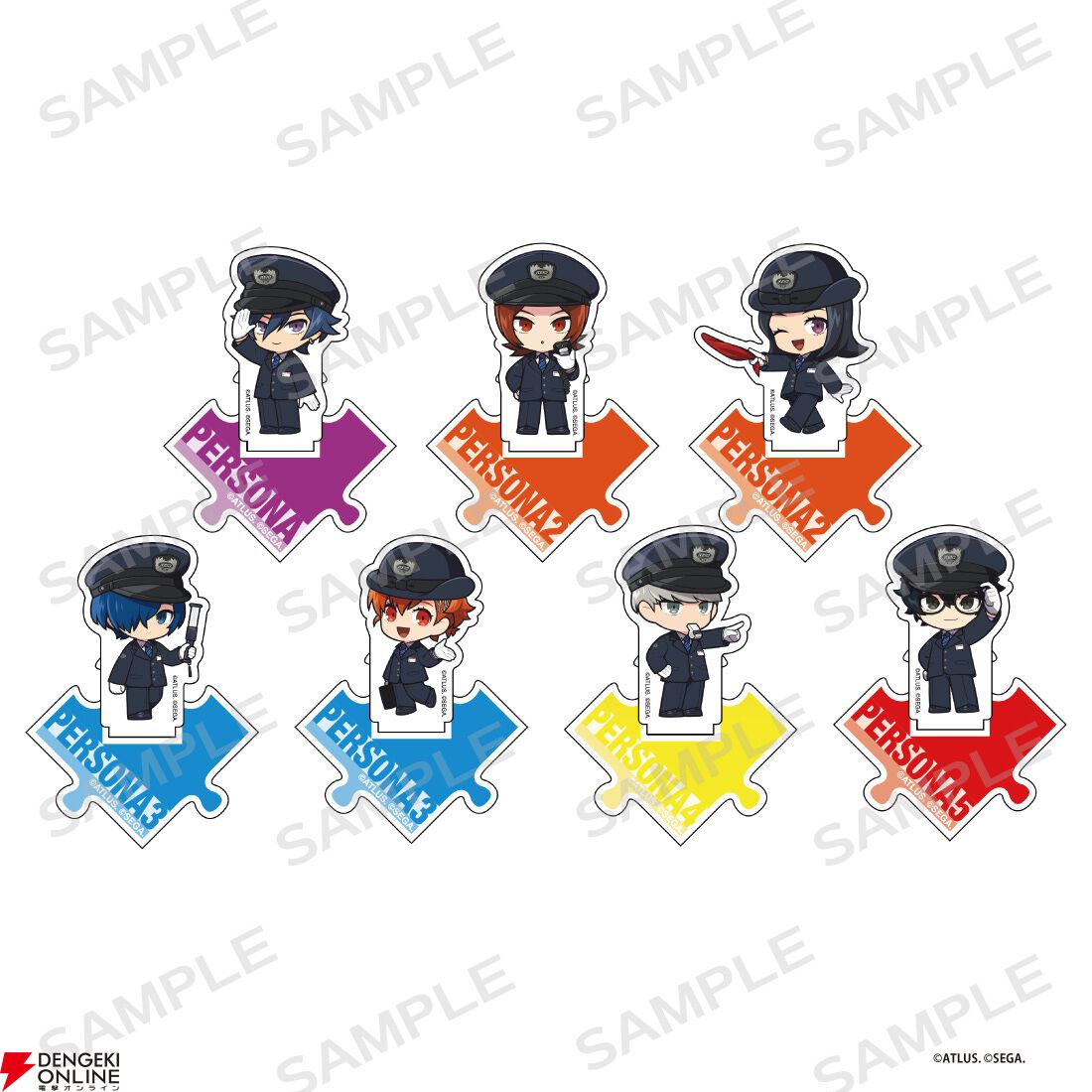 京王電鉄×ペルソナ】歴代主人公が駅員姿のかわいいミニキャラに