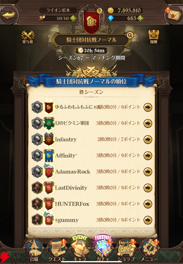 『七つの大罪 グラクロ』騎士団（ギルド）の設立からやること・メリットを解説。専用ショップで貴重な素材の交換も！【光と闇の交戦（グランドクロス）】