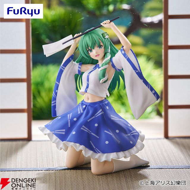 【東方Project】東風谷早苗のぬーストフィギュアはポーズがとにかくいい。特に上半身