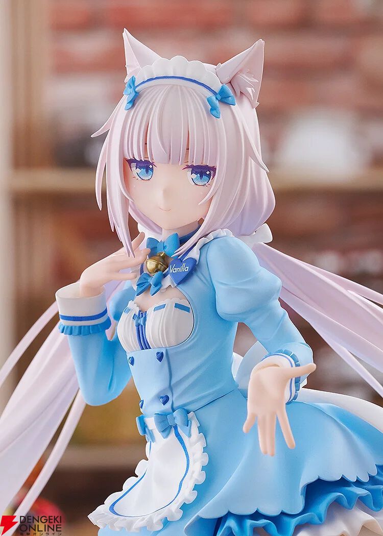 ネコぱら』より双子ネコの妹・バニラが立体化。爽やかなブルーの冬服姿