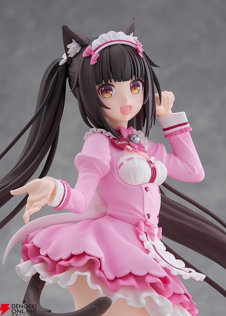 ネコぱら』より双子ネコの姉・ショコラが立体化。キュートな冬服姿が