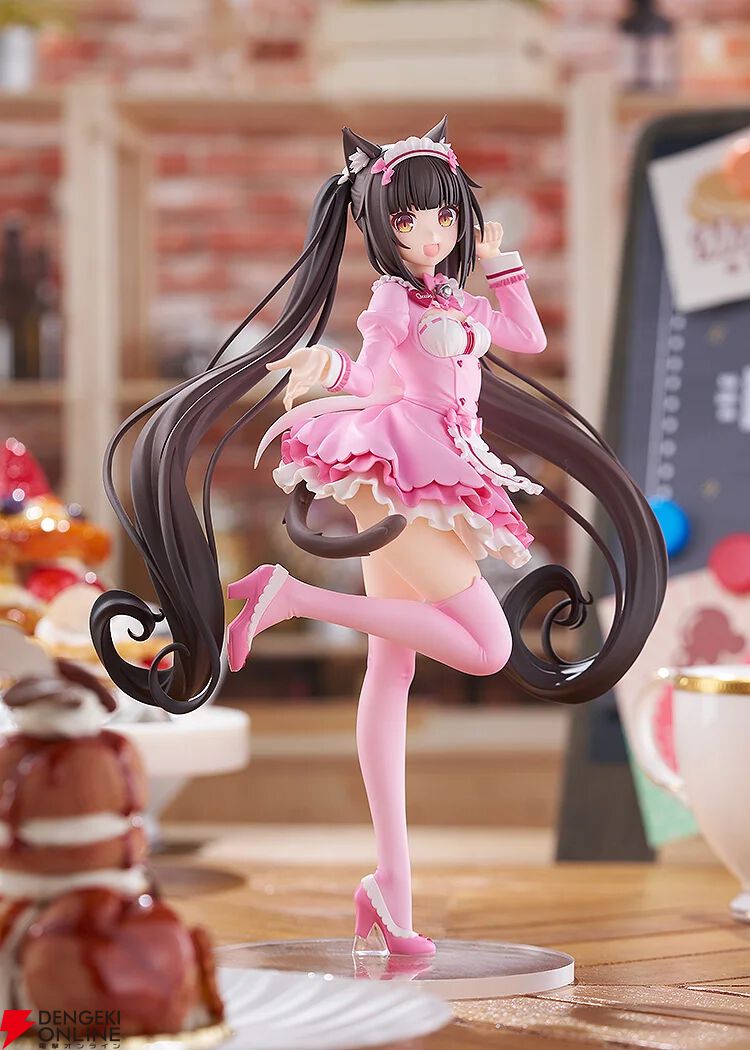 ネコぱら』より双子ネコの姉・ショコラが立体化。キュートな冬服姿が