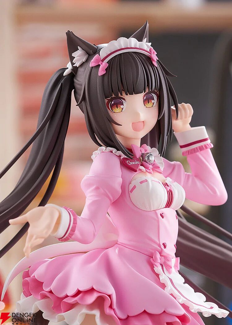 ネコぱら』より双子ネコの姉・ショコラが立体化。キュートな冬服姿が