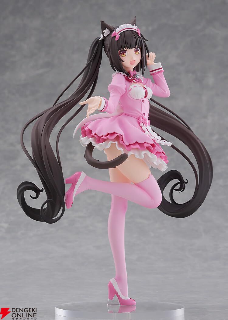 ネコぱら』より双子ネコの姉・ショコラが立体化。キュートな冬服姿が