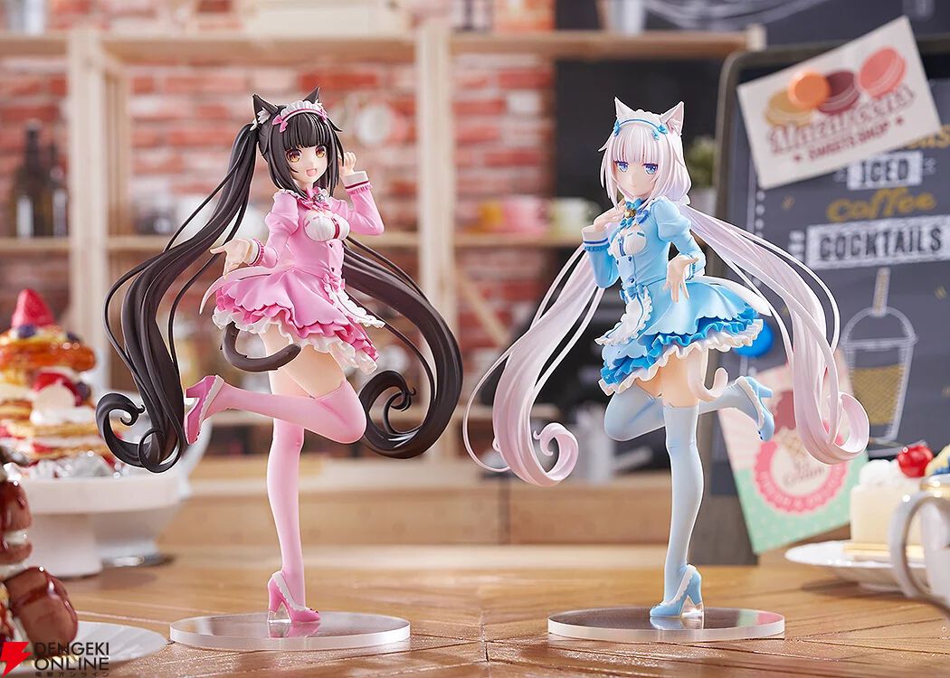 ネコぱら』より双子ネコの姉・ショコラが立体化。キュートな冬服姿が