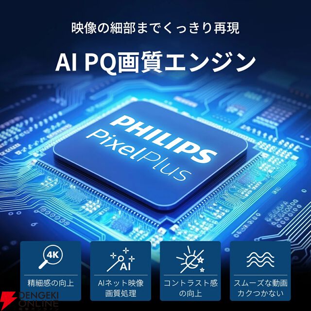 『Philips 43型チューナーレステレビ』