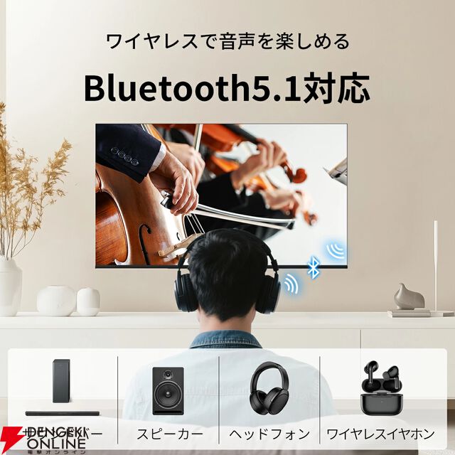 『Philips 43型チューナーレステレビ』