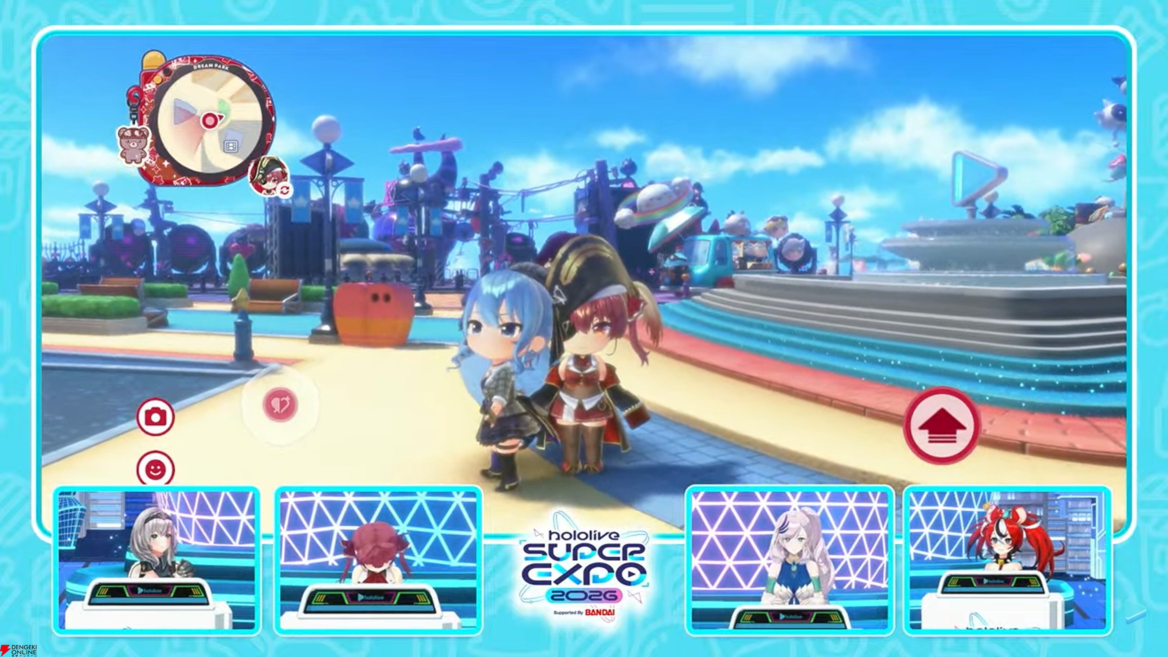 『hololive Dreams（ホロドリ）』の事前登録受け付け開始。“hololive SUPER EXPO”にてキービジュアル、音ゲーだけではない新たなゲームシステムなども公開