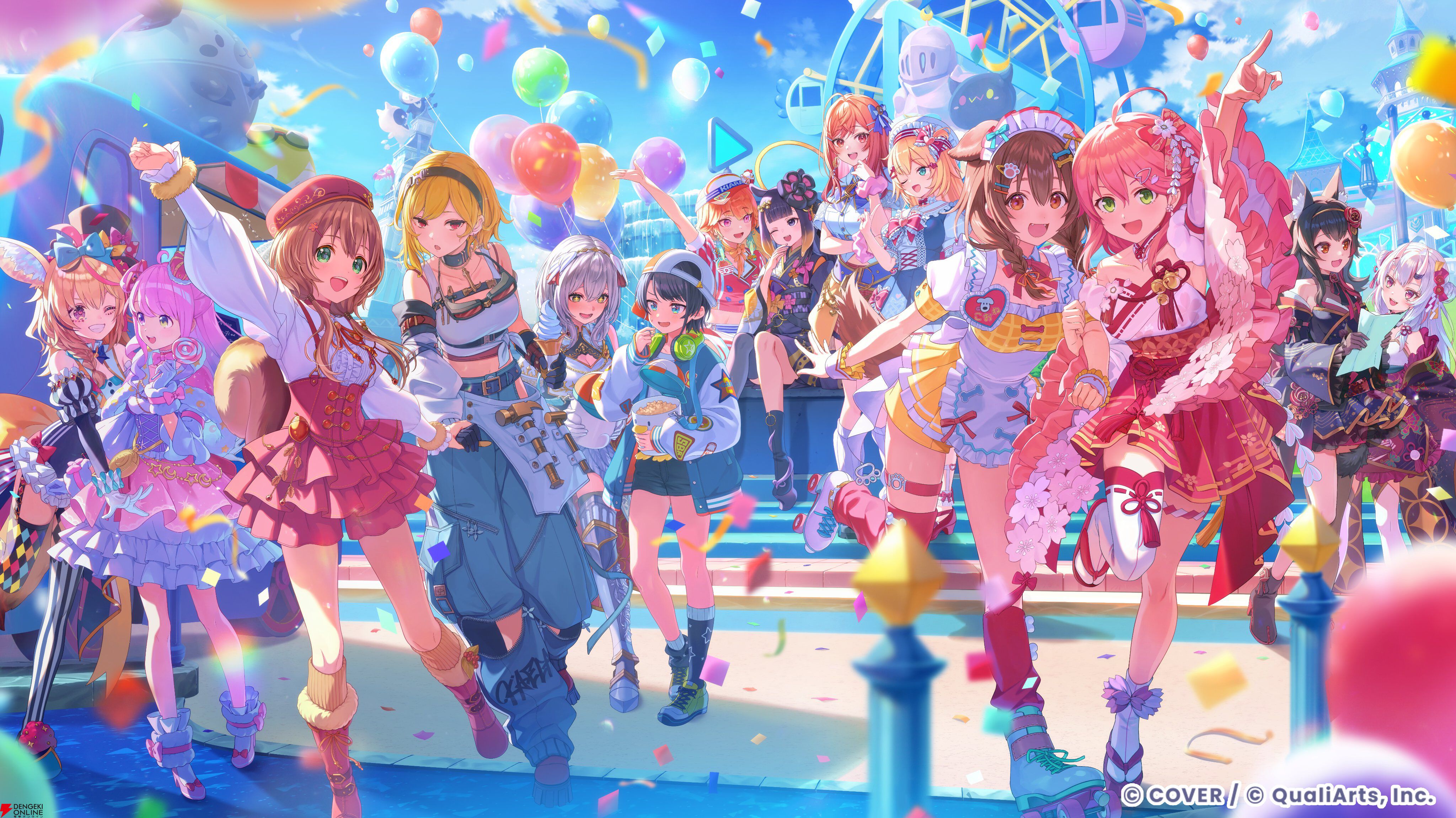 『hololive Dreams（ホロドリ）』の事前登録受け付け開始。“hololive SUPER EXPO”にてキービジュアル、音ゲーだけではない新たなゲームシステムなども公開
