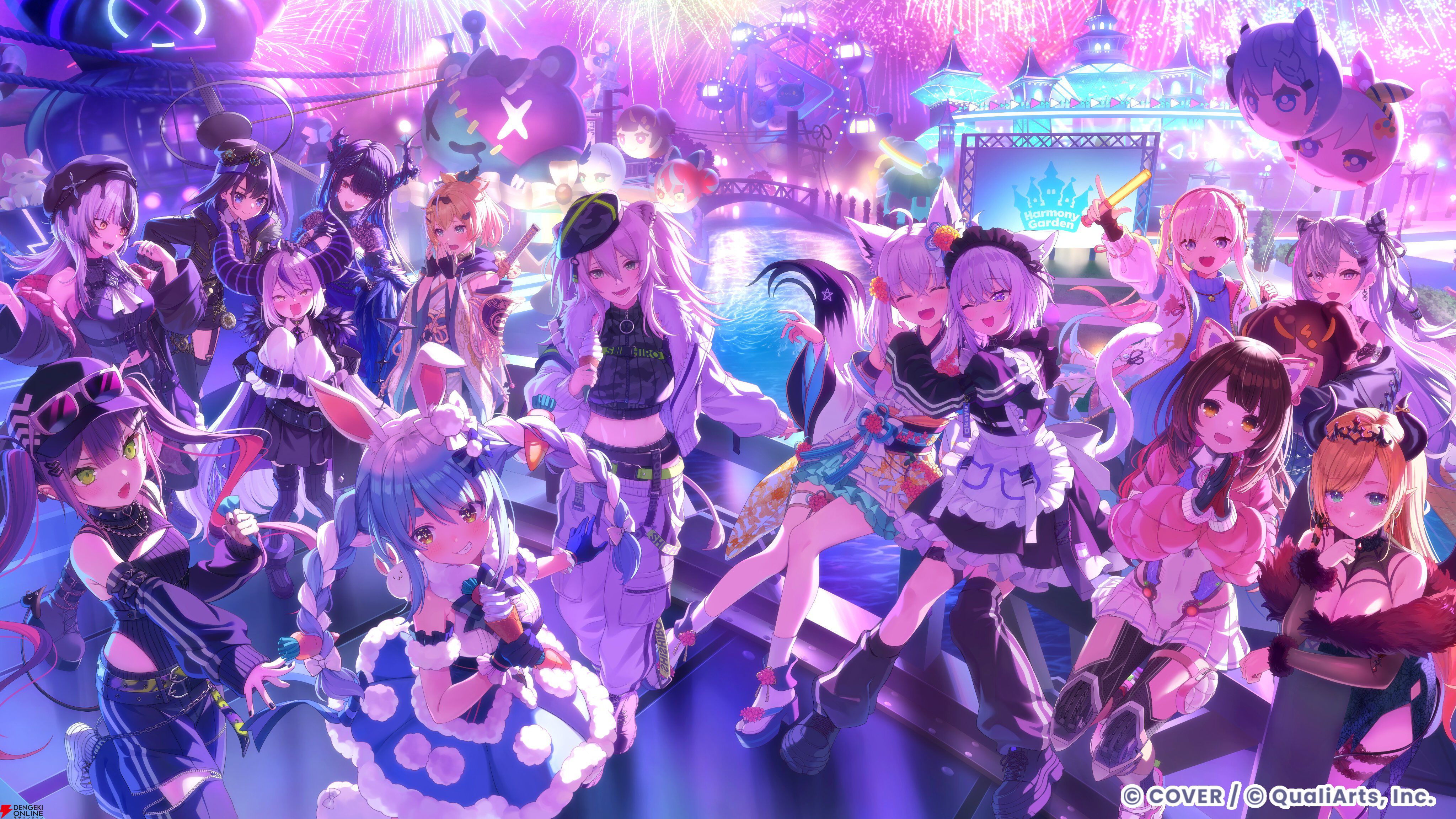 『hololive Dreams（ホロドリ）』の事前登録受け付け開始。“hololive SUPER EXPO”にてキービジュアル、音ゲーだけではない新たなゲームシステムなども公開