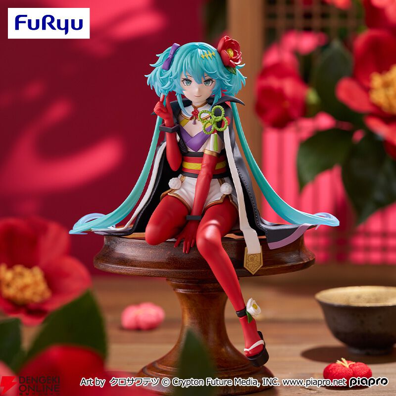 初音ミク】ガンダムコラボのシャアザクぐるみ姿もフィギュアに。和風