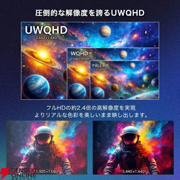 MAXZEN（マクスゼン）34型ゲーミングモニター『MGM34IC02』