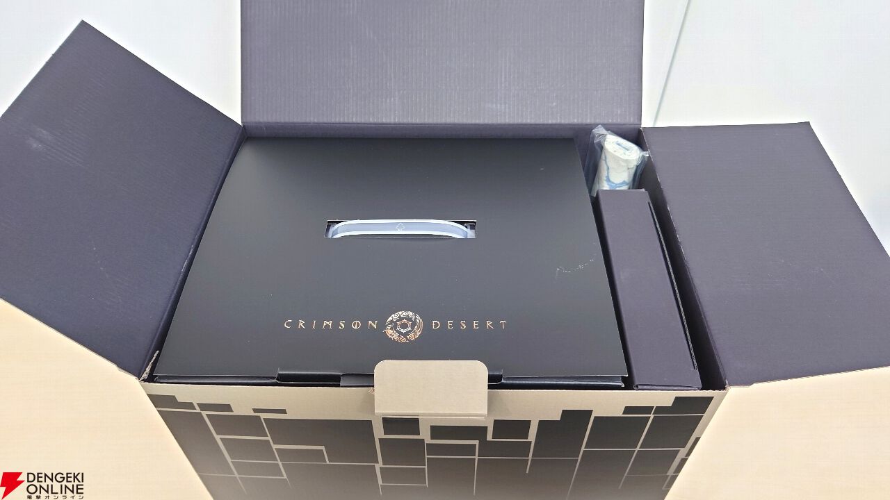 紅の砂漠、本日発売】限定版を早速開封してみた。ド迫力の主人公vs