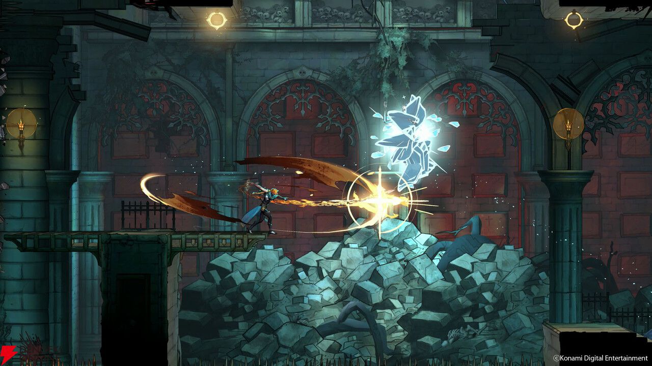 シリーズ最新作『キャッスルヴァニア ベルモンドカース』基本の武器となる片手剣と間合い管理が重要な鞭を紹介