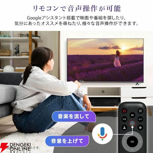 65型チューナーレステレビ 『MAXZEN CHiQ JU65M10S』