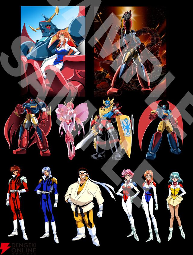 『70年代風ロボットアニメ ゲッP-X』店舗特典が公開。オリジナルスタッフ描き下ろしの豪華イラストは必見