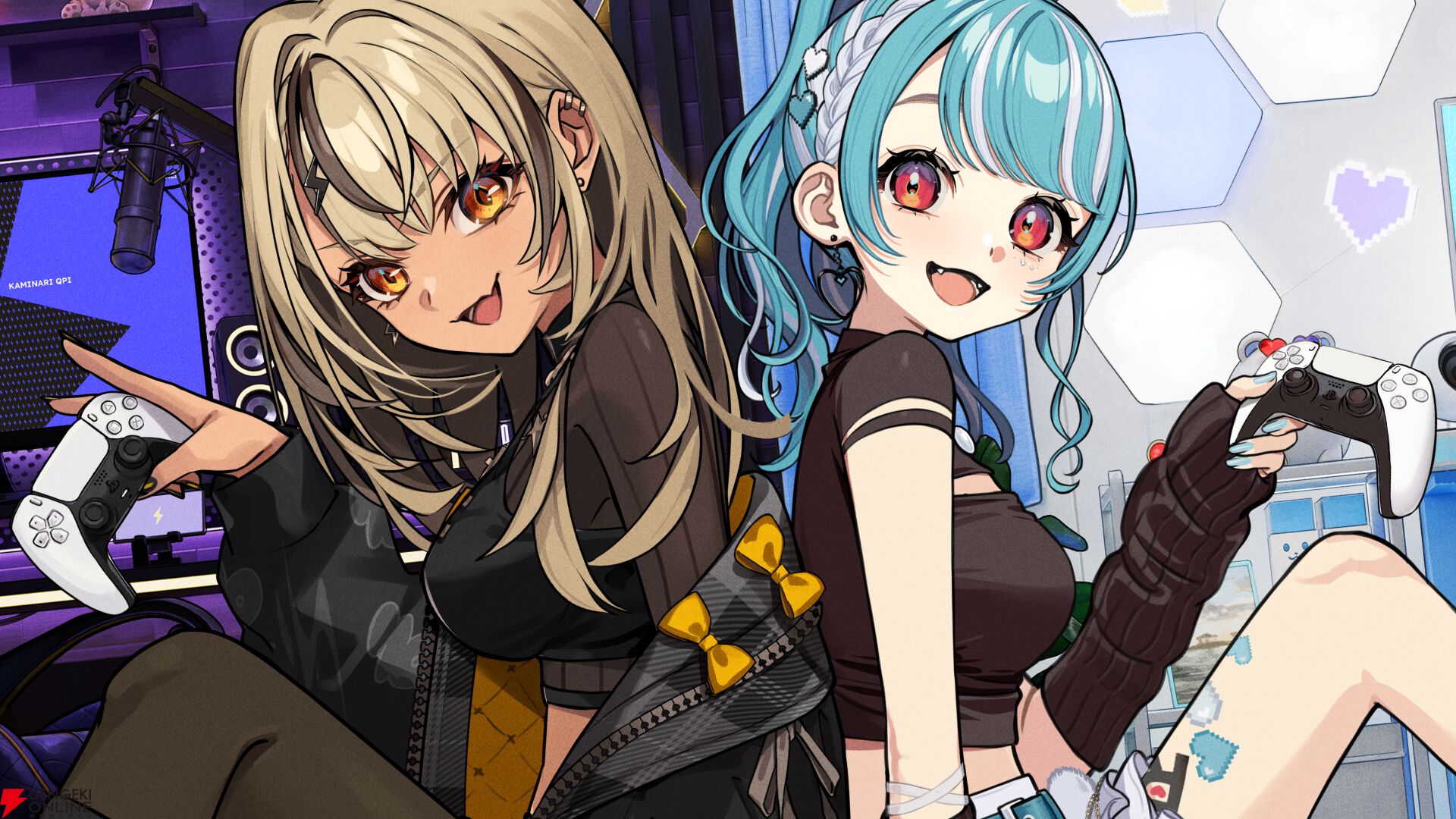 ぶいすぽっ！】神成きゅぴ＆白波らむねがアゲアゲなラップでPS5