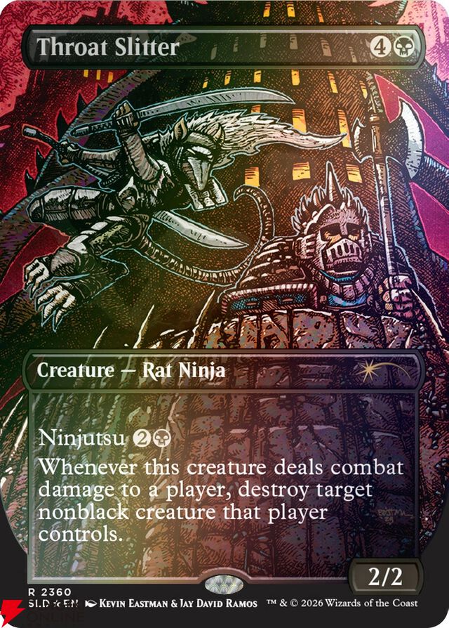 マジック：ザ・ギャザリング Secret Lair Totally Tubulair Superdrop Featuring: Kevin Eastman （Colors） Foil Edition