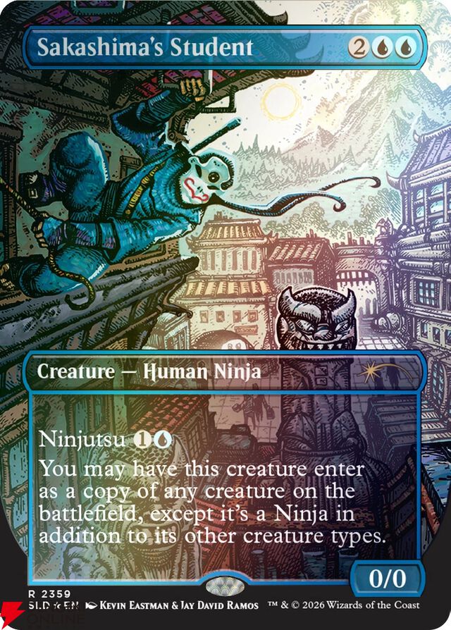 マジック：ザ・ギャザリング Secret Lair Totally Tubulair Superdrop Featuring: Kevin Eastman （Colors） Foil Edition