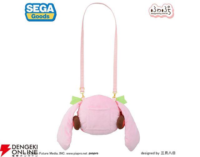 『桜ミク ふわぷち フェイスショルダーバッグ（M）』