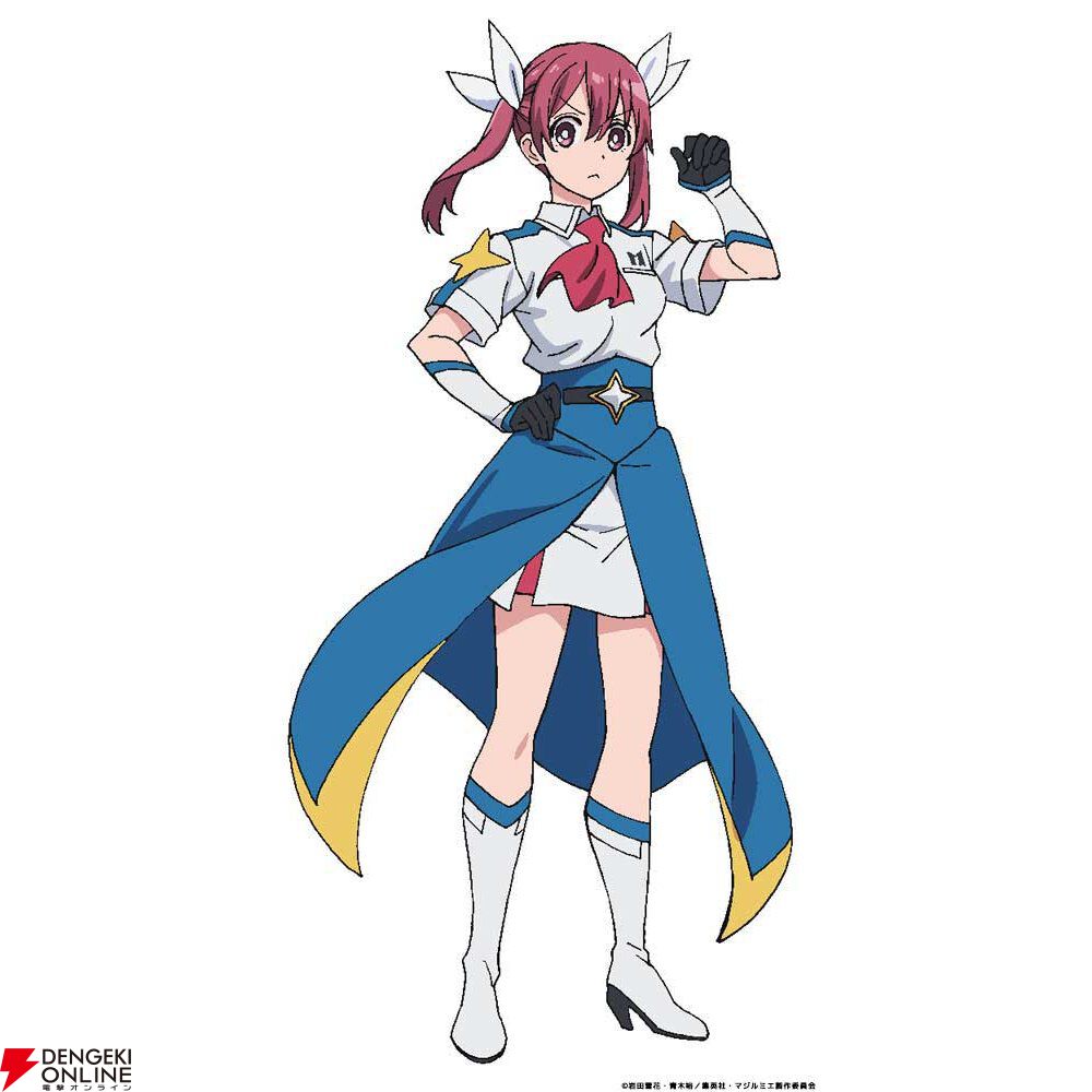 アニメ『株式会社マジルミエ』2期キービジュアルは夜のビル群を背にした1枚に。凛々しく描かれた桜木カナら魔法少女が印象的