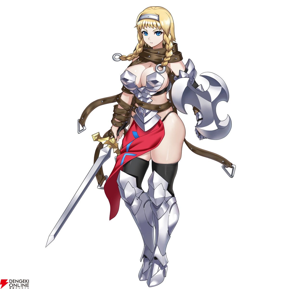 『クイーンズブレイド リビルド』2026年夏配信。キャラの声優は川澄綾子、能登麻美子、伊藤かな恵らが担当