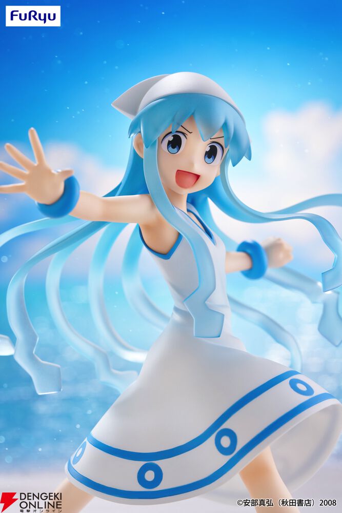 イカ娘が《Trio-Try-iT》で躍動感あふれるフィギュアに！ クリア素材の