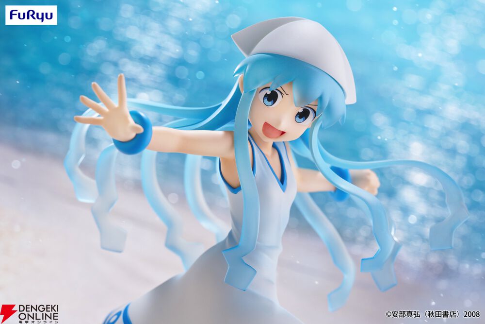 イカ娘が《Trio-Try-iT》で躍動感あふれるフィギュアに！ クリア素材の