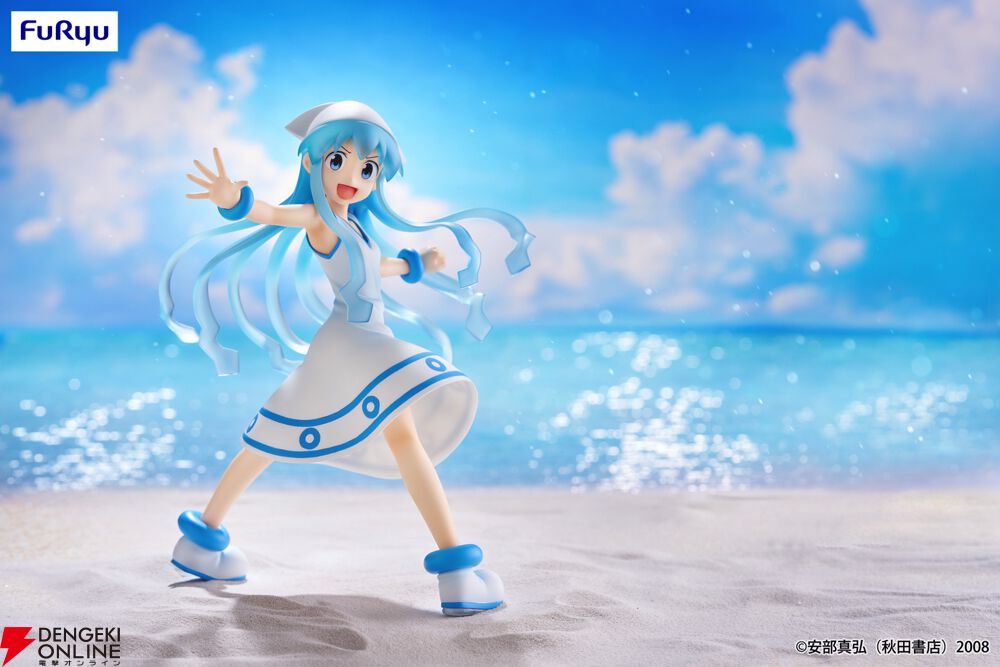 イカ娘が《Trio-Try-iT》で躍動感あふれるフィギュアに！ クリア素材の