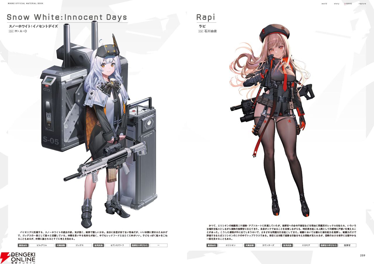 『勝利の女神：NIKKE 公式設定資料集』