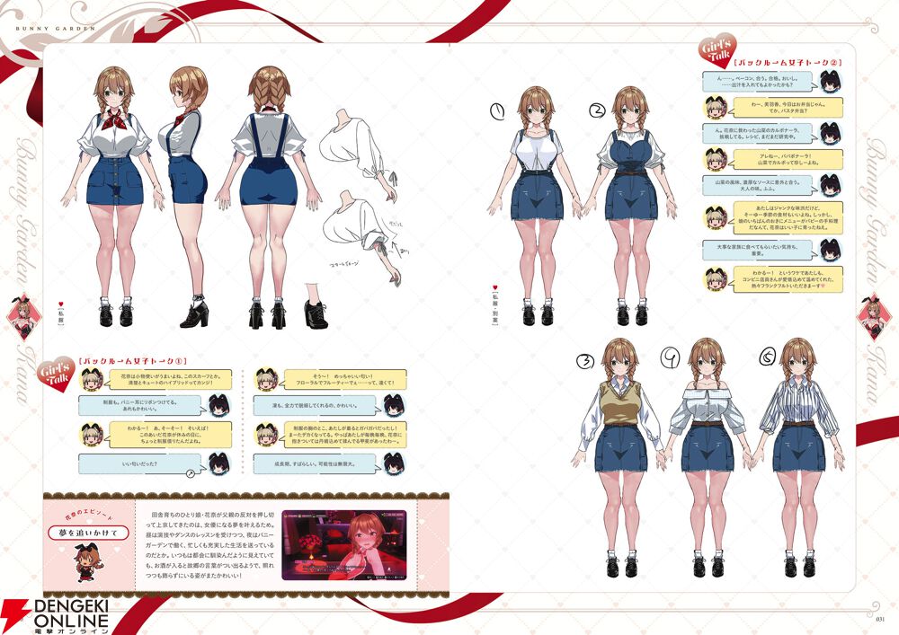 バニーガーデン＆へべれけ ばにーがーでん』公式ビジュアルブックが3