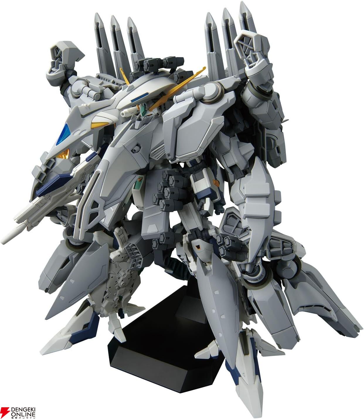 HGUC アリュゼウスガンダム ガンプラ『HG 1/144 アリュゼウス』パッケージ画像公開。空を舞う異形