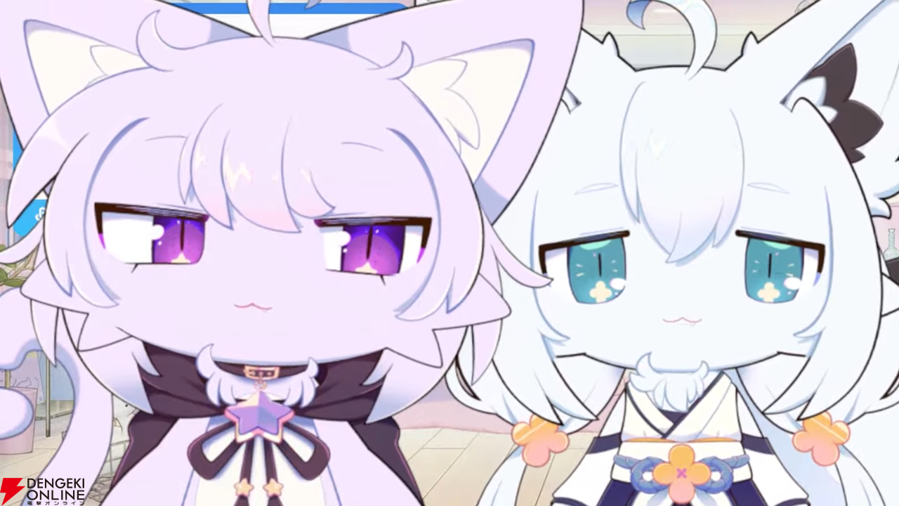 【ホロライブ】白上フブキさんと猫又おかゆさんがエイプリルフールに“ケモケモお披露目”。モフモフの姿に
