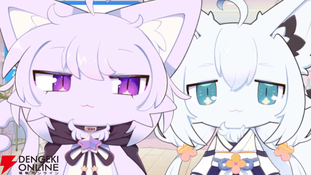 【ホロライブ】白上フブキさんと猫又おかゆさんがエイプリルフールに“ケモケモお披露目”。モフモフの姿に