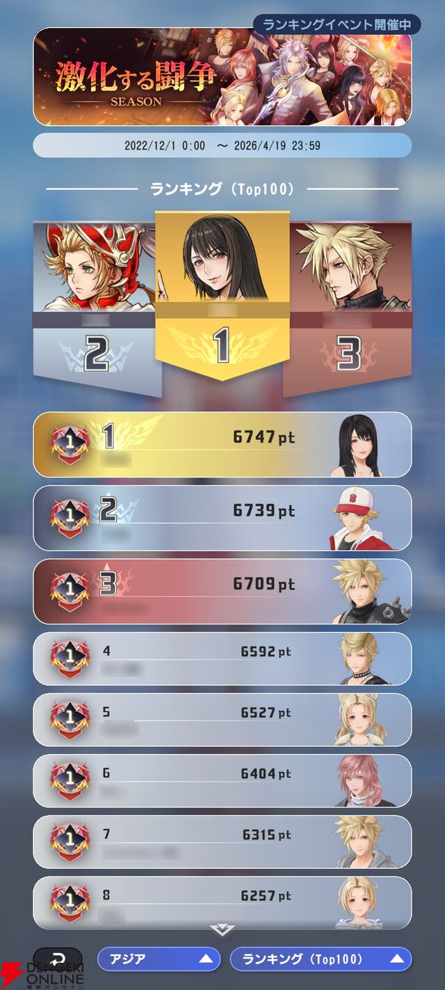 『ディシディア デュエルム ファイナルファンタジー（DDFF）』