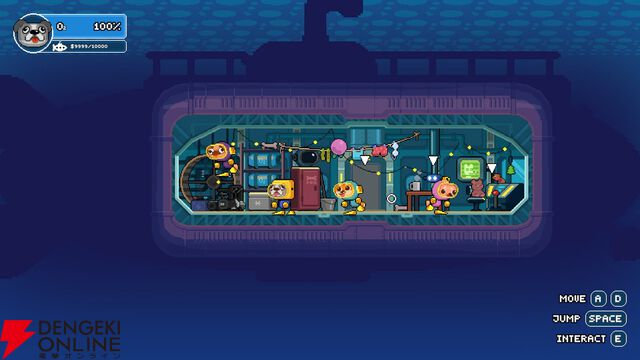 最大4人でわちゃわちゃ協力して深海のお宝を探すアクション『ソルティドッグ』発表。イヌダイバーが銛を手に探索