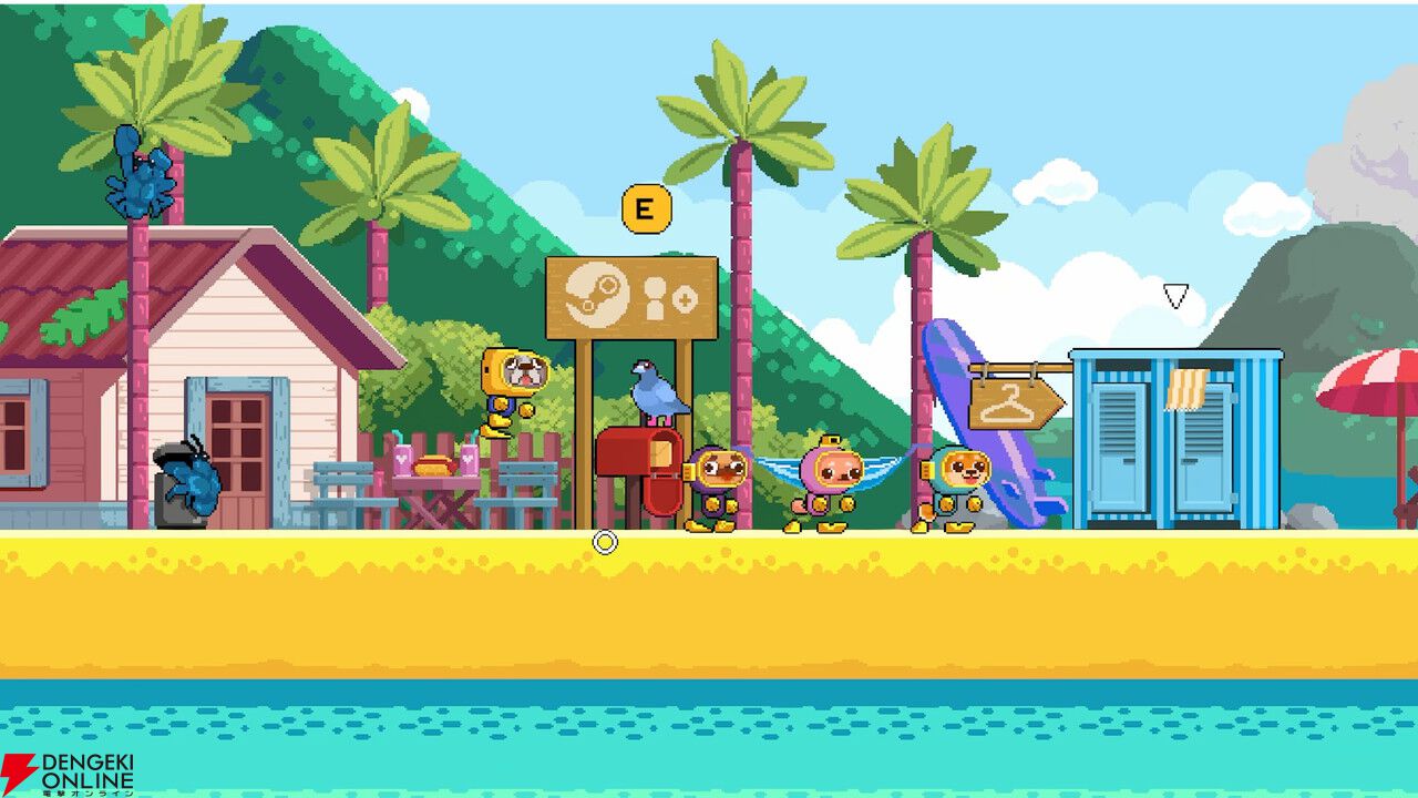 最大4人でわちゃわちゃ協力して深海のお宝を探すアクション『ソルティドッグ』発表。イヌダイバーが銛を手に探索