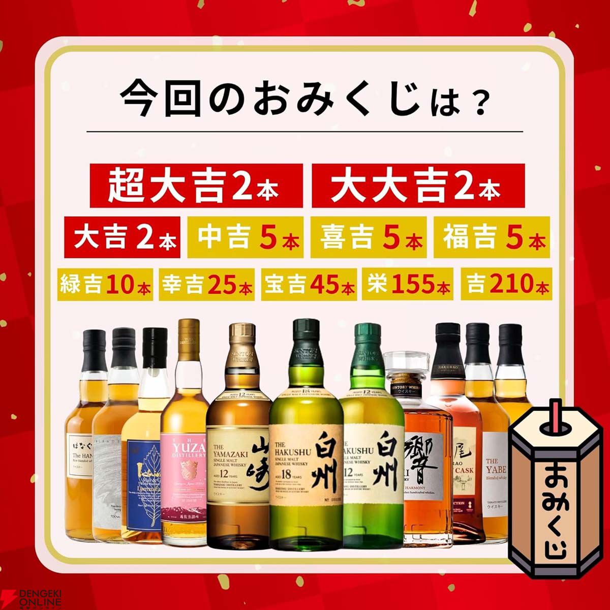 4,980円で白州18年、山崎12年、白州12年、スプリング・イン・ジャパン