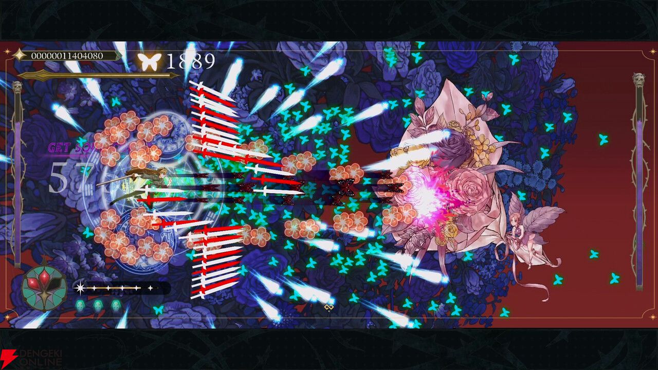 新作シューティング『食魂徒：Blue Pieta』新システム“カウンターボム”でピンチがチャンスに。ソウルコレクトはさらに進化