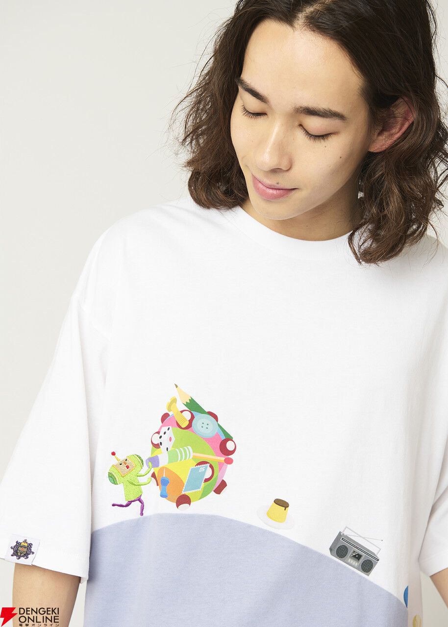 太鼓の達人』譜面デザインのTシャツや『塊魂』ビニール傘などが