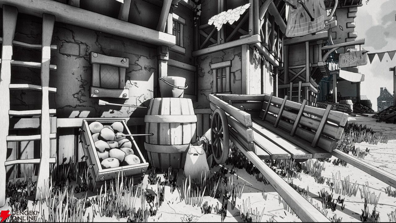 モノクロの風景から隠れた猫を探す『かくれにゃんこを探せ！』2026年夏配信。体験版がSteamに登場