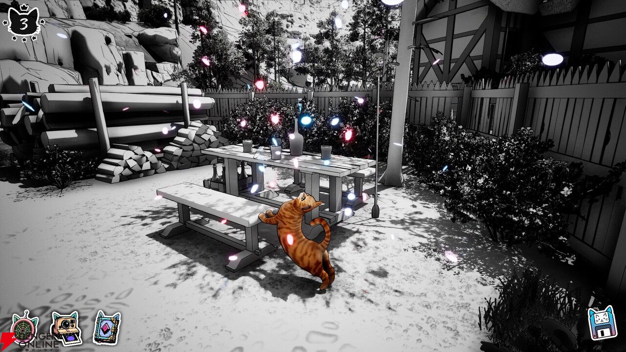 モノクロの風景から隠れた猫を探す『かくれにゃんこを探せ！』2026年夏配信。体験版がSteamに登場