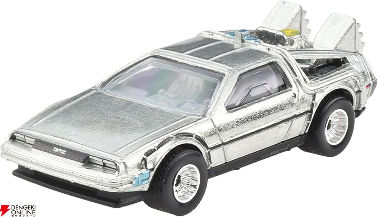 バック・トゥ・ザ・フューチャー』のタイムマシンがミニカーに
