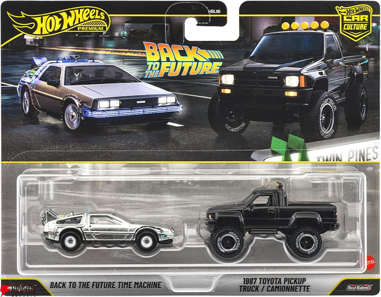 バック・トゥ・ザ・フューチャー』のタイムマシンがミニカーに