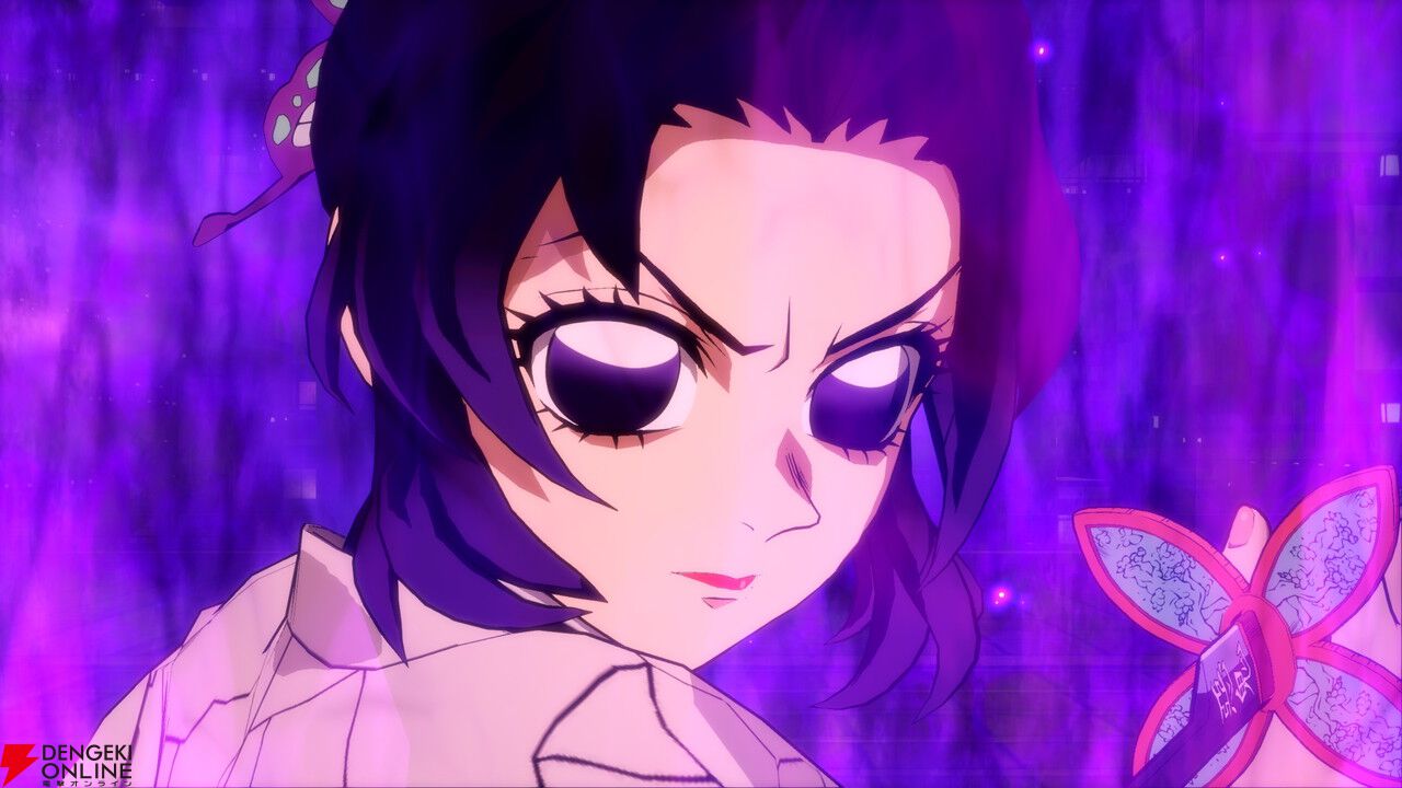 希少レア鬼滅の刃 胡蝶しのぶ switch 血風譚ゲーム缶バッジ 鬼滅の刃 ヒノカミ血風譚2』DLC“胡蝶しのぶ（無限城編）”キャラクター