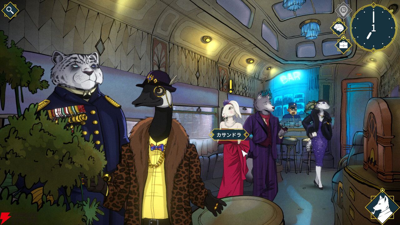 チベットスナギツネとマヌルネコのコンビが事件を追うADV『Moses＆Plato Last Train to Clawville』4/14配信